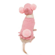 Cargar imagen en el visor de la galería, Crochet Bunny 2 Piece Dog Outfit - Pink