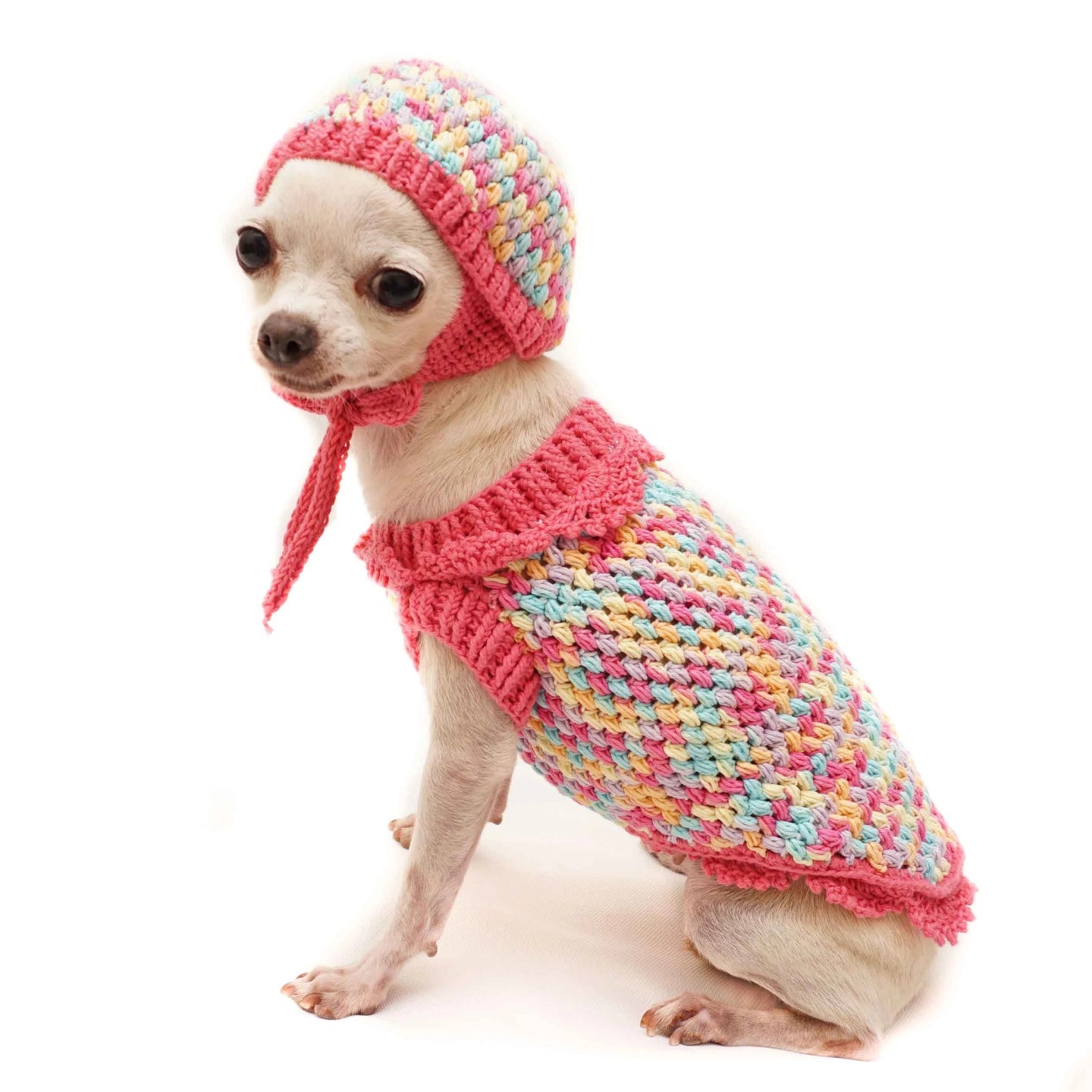 Cotton Candy Crochet 2 Piece Outfit