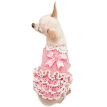 Load image into Gallery viewer, Fancy Pup Pink Ruffle Dress