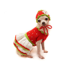 Load image into Gallery viewer, Sweet Strawberry Outfit with Strawberry Hat