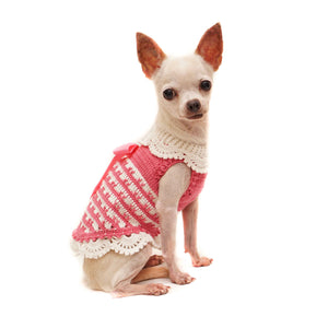 Mommy's Girl Pink Crochet Sweater