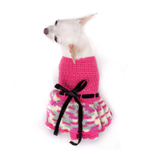 Load image into Gallery viewer, Hot Pink Crochet Dress