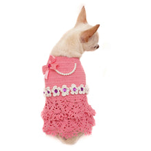 Cargar imagen en el visor de la galería, Pink Flower Girl Crochet
