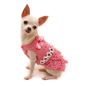 Pink Flower Girl Crochet