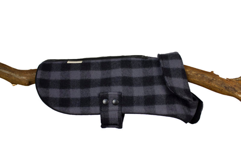 Grey Checkered Cape Jacket