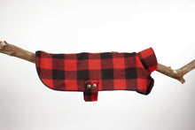 Load image into Gallery viewer, Red Buffalo Plaid Cape Jacket