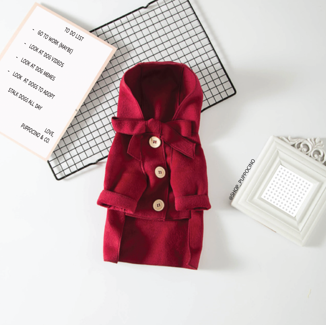 "It's Chilly Outside" Coat - Red