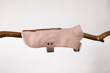 Load image into Gallery viewer, Pink Herringbone Tweed Cape Jacket